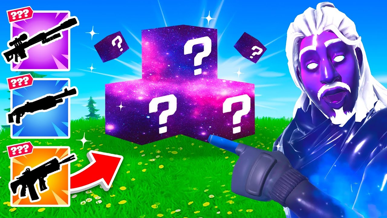 OTWIERAMY GALAKTYCZNE *LUCKY BLOCK* w Fortnite ZDOBĄDŹ LEPSZY KWIPUNEK I WYGRAJ GRE!