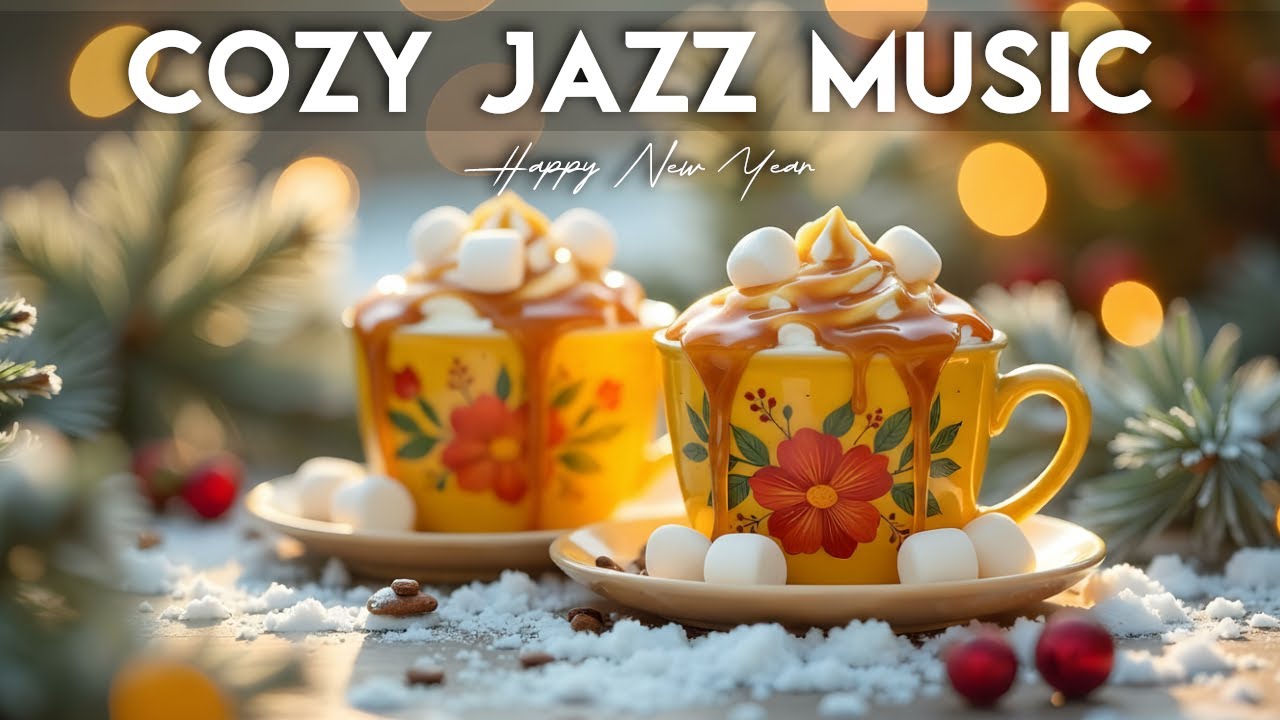 Cozy Jazz Music 🎷 24/7 | Happy Jazz Smooth Jazz & Fireplace Ambience.