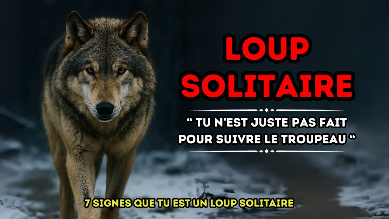 Le Destin Du Loup Solitaire : 7 Signes Que Tu Es Né Pour Suivre Ton Propre Chemin