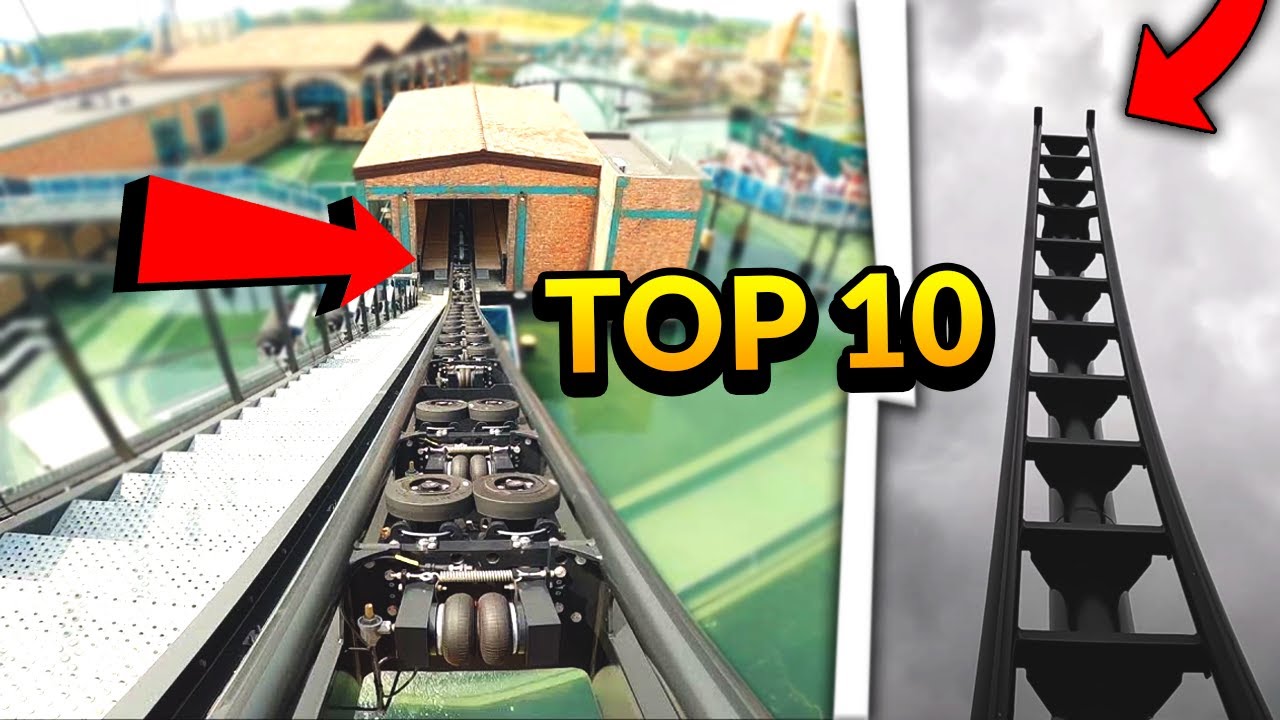 10 самых экстремальных американских горок — Energylandia 2023 (4K) (Затор, Польша) GoPro HERO 12