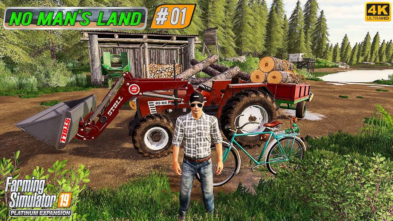 STARTING OUT IN NO MAN'S LAND WITH NO MONEY ⭐ FS19 4K Timelapse