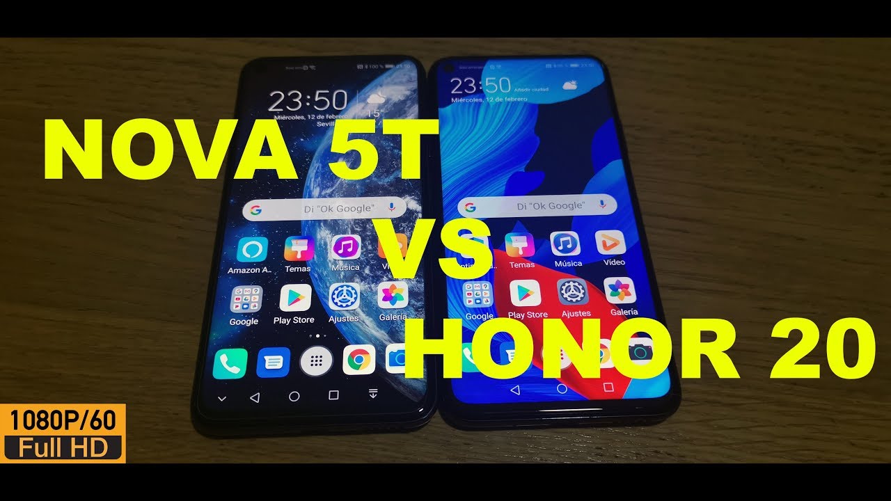 [COMPARATIVA] Huawei Nova 5T VS Honor 20, hay alguna diferencia?