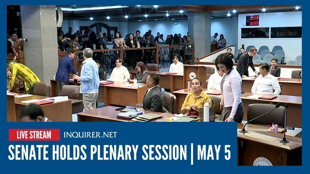 LIVE: Senate holds plenary session | May 5