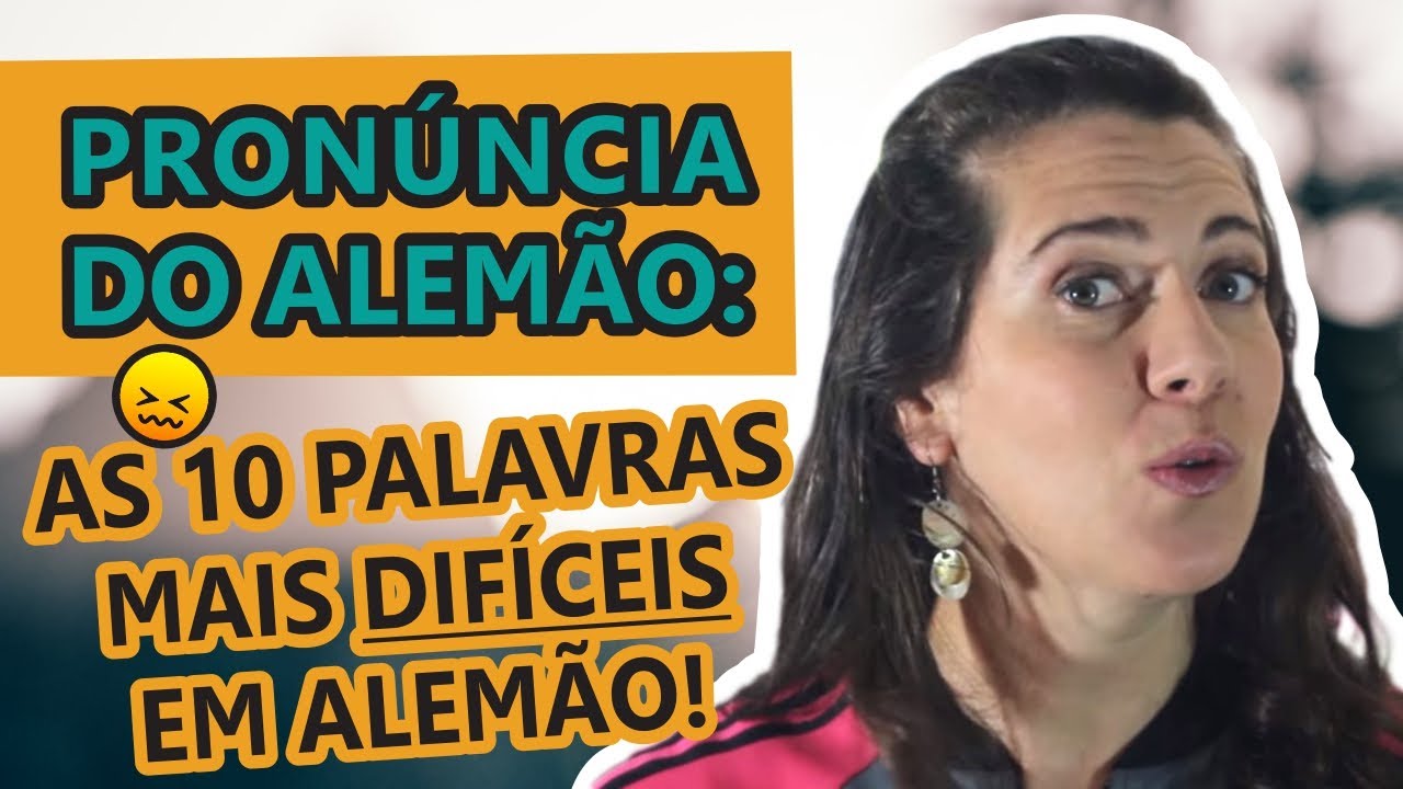 Pronúncia do alemão | As 10 palavras mais difíceis em alemão #EstudeAlemão #ingridlenk #falaralemao