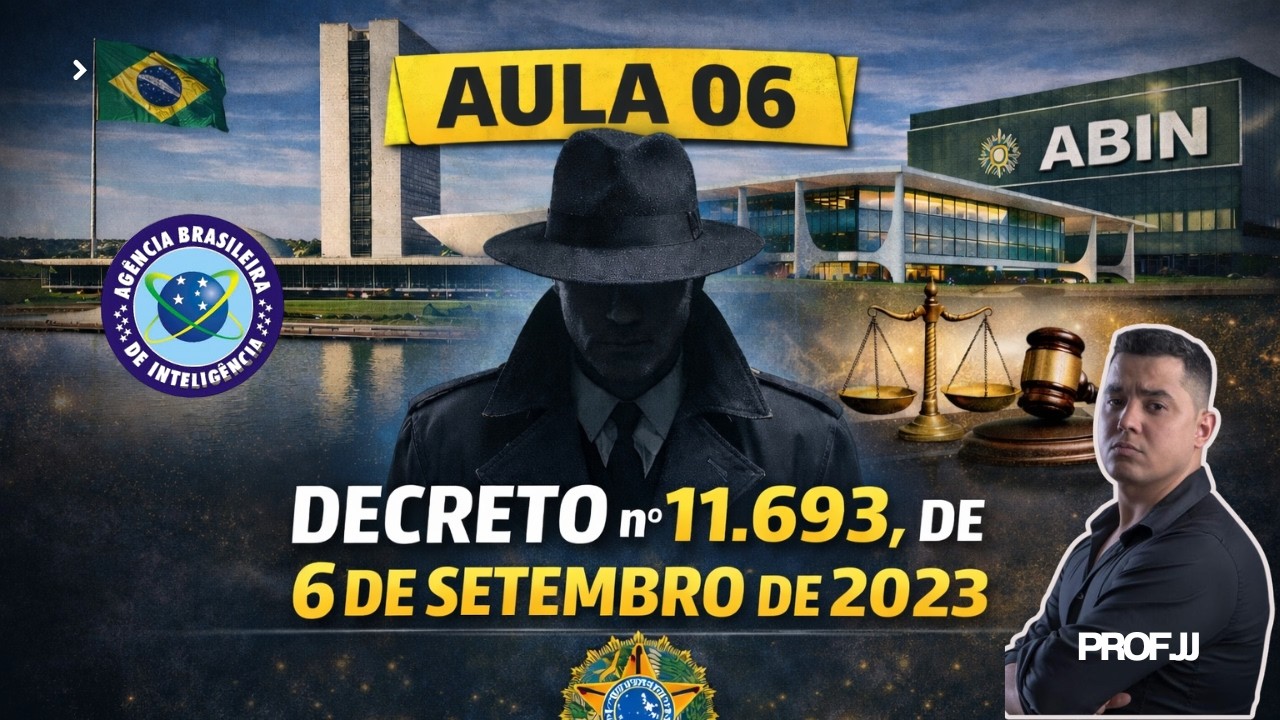 ABIN | Legislação - Aula 6-Decreto nº 11.693, de 6 de setembro de 2023