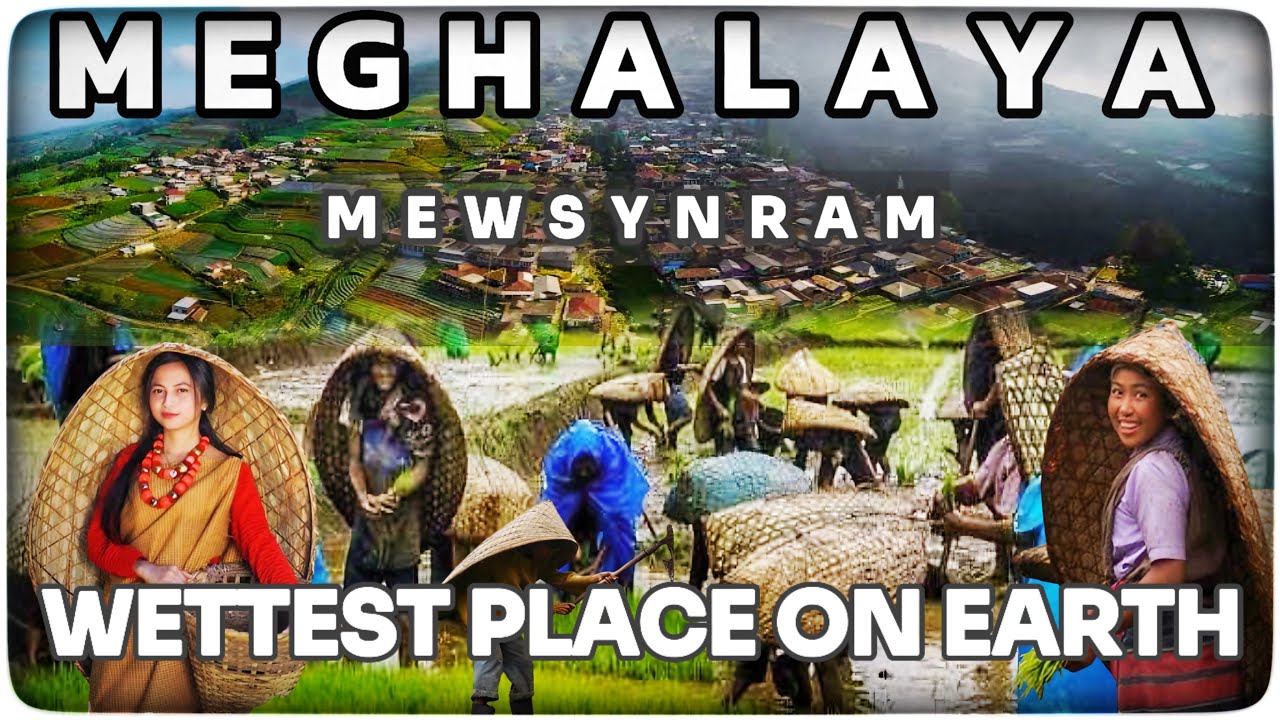 Meghalaya: World's Wettest place on Earth 🌍 | Mawsynram Village | North East india
