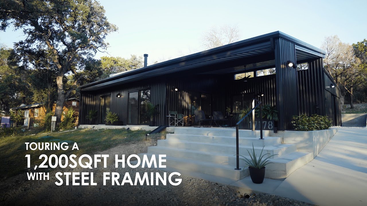 1200sqft Kit Home built with Pre-Assembled Steel Framing
