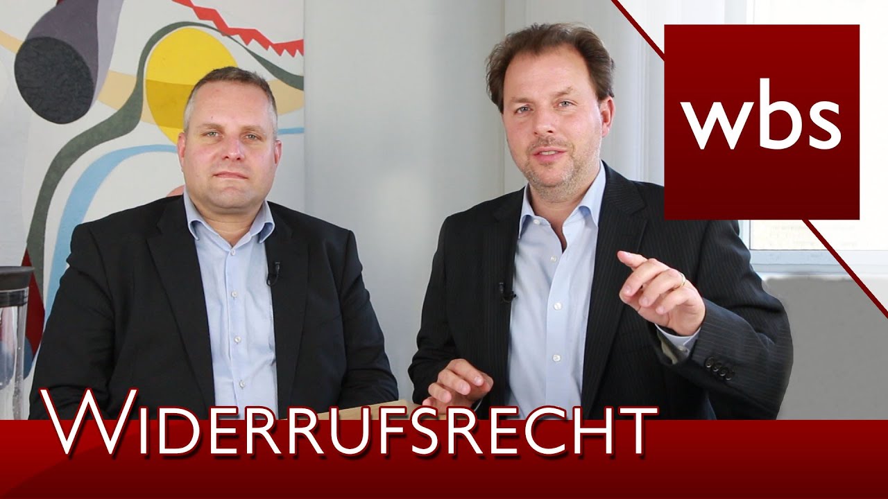 Wann erlischt das Widerrufsrecht? | Im Interview mit Dr. Carsten Föhlisch