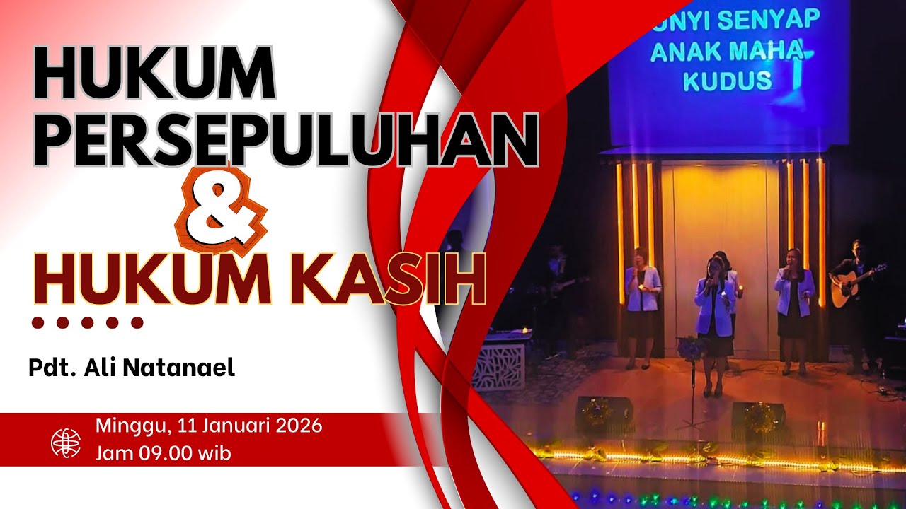 IBADAH RAYA UMUM | HUKUM PERSEPULUHAM & HUKUM KASIH | Pdt. Ali Natanael | GPdI HOSANA KALIPUTIH