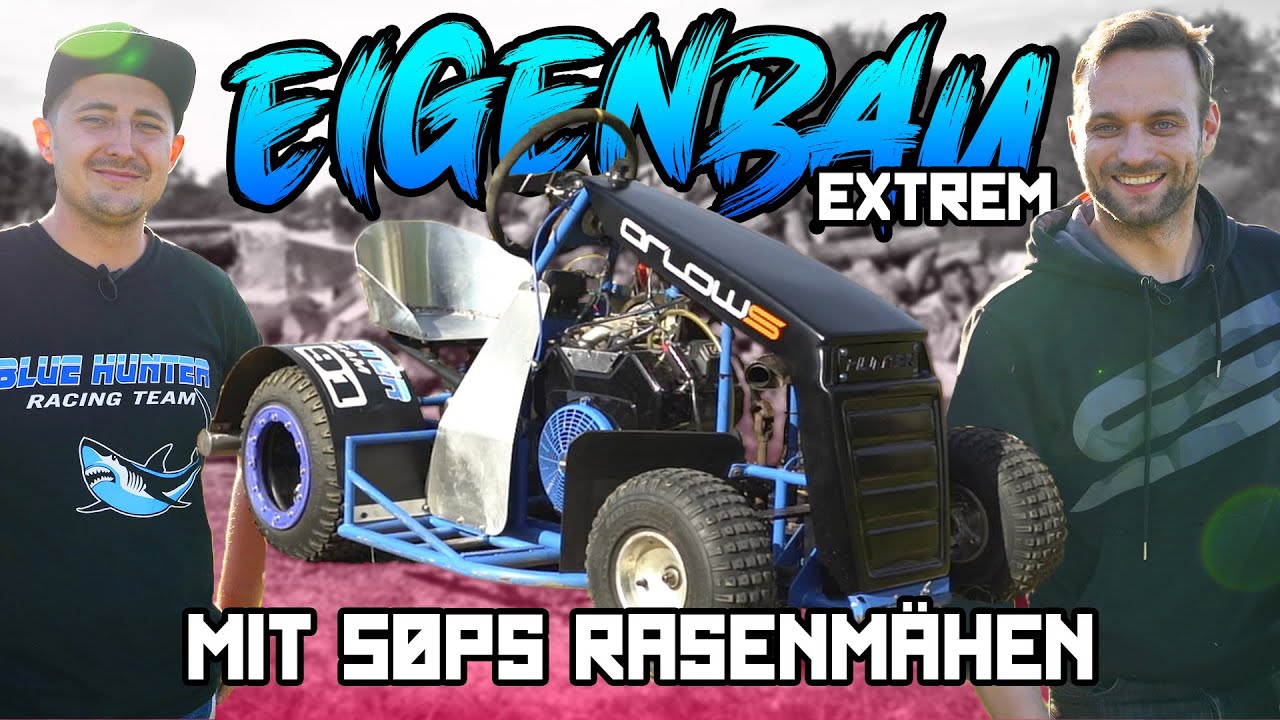 Rasenmähen mit 50PS - Wir testen Franks Renntrecker auf dem Acker! | Philipp Kaess |