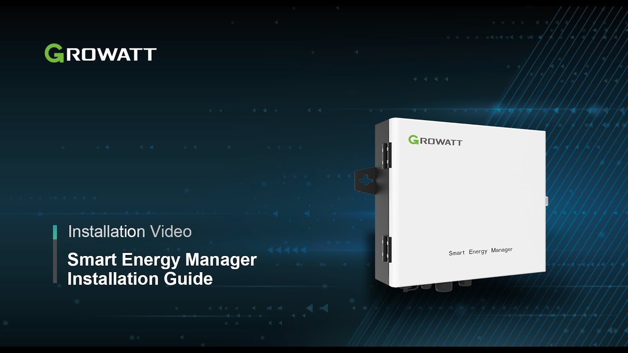 Smart Energy Manager Installation Guide