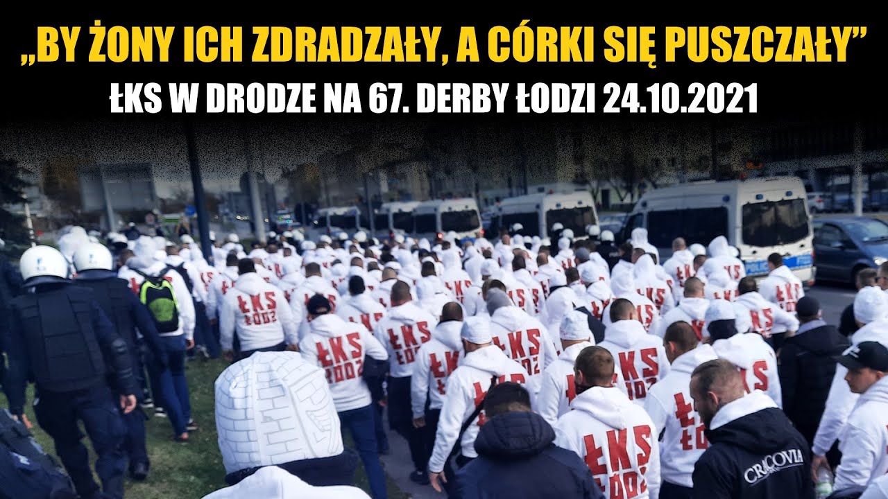 ŁKS w drodze na 67. Derby Łodzi 24.10.2021