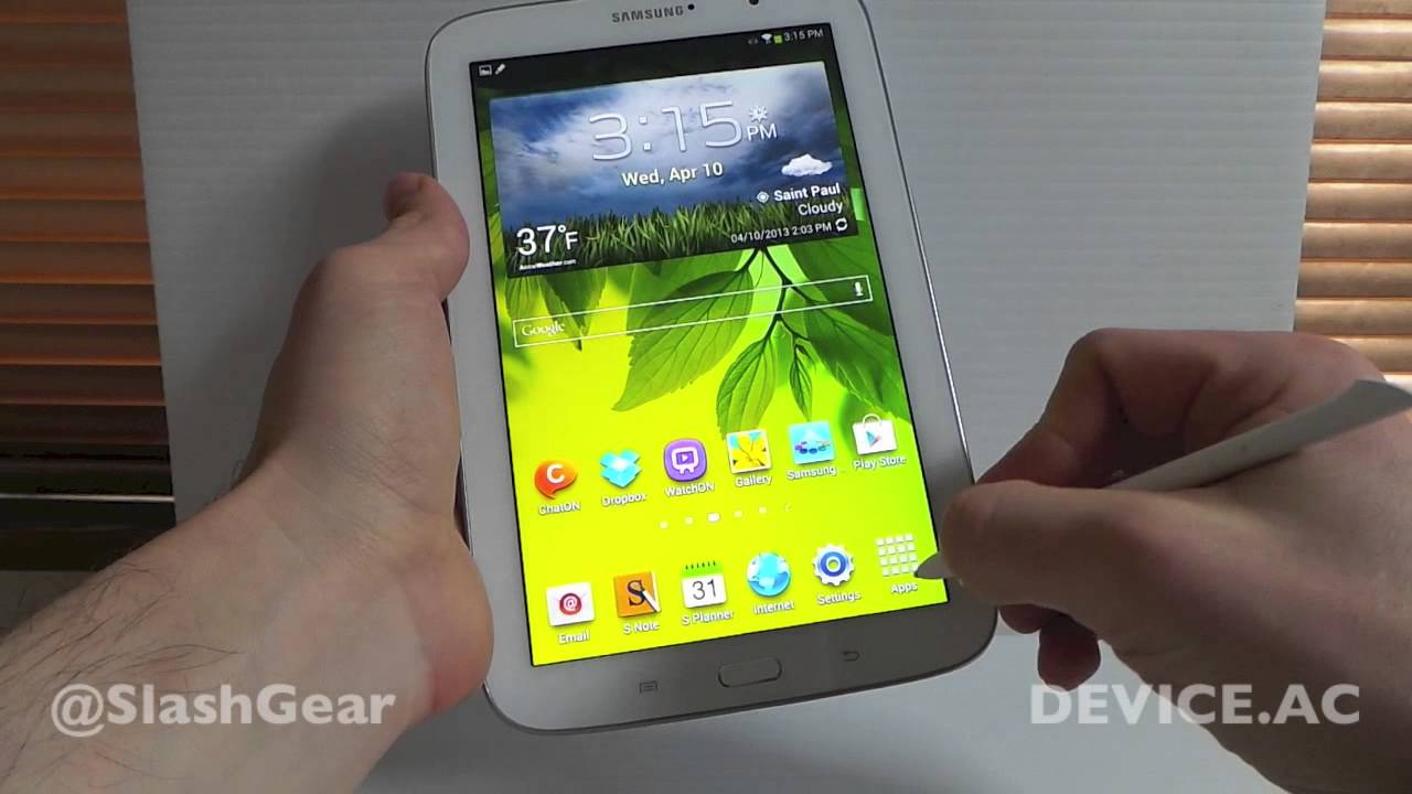 Samsung Galaxy Note 8.0 hands-on for review