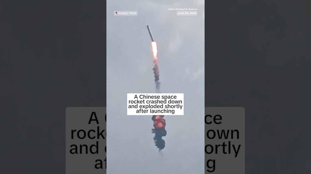 WATCH: Chinese space rocket explodes moments after launching