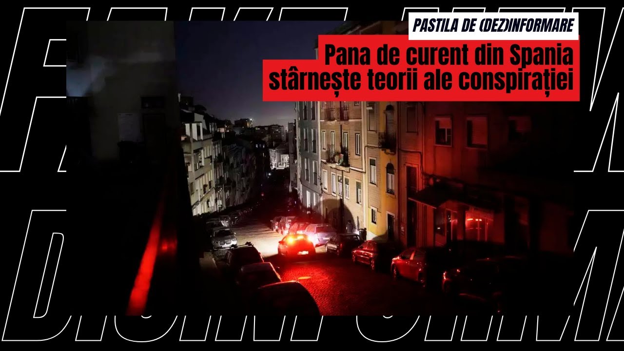 Pana de curent din Spania stârnește teorii ale conspirației despre România și Germania