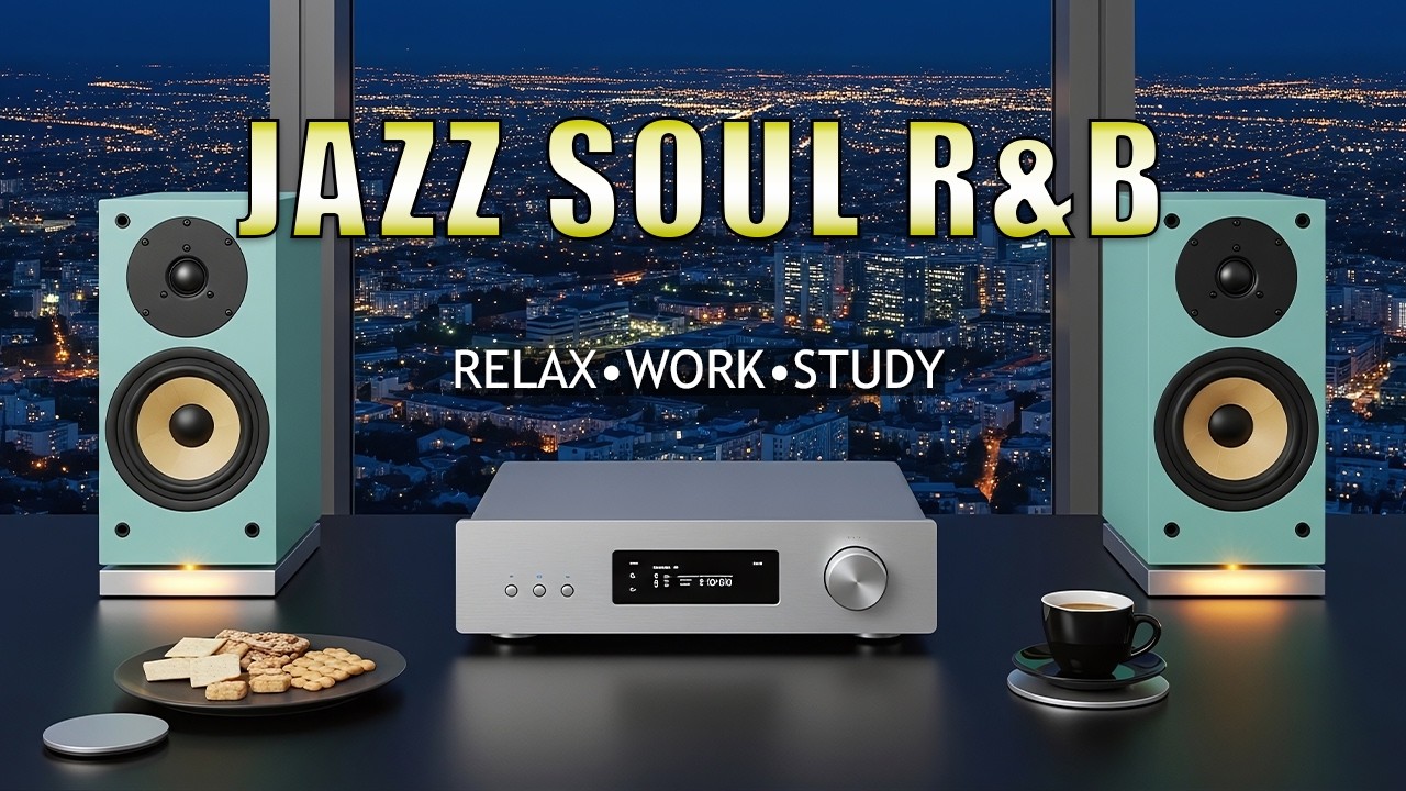 Smooth Jazz & Soulful R&B 🎧 Gentle Instrumentals for Mental Clarity & Daily Focus