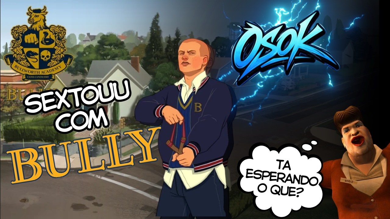 🎮 Voltei pra escola… e já começou o caos 🤡 | Bully #1