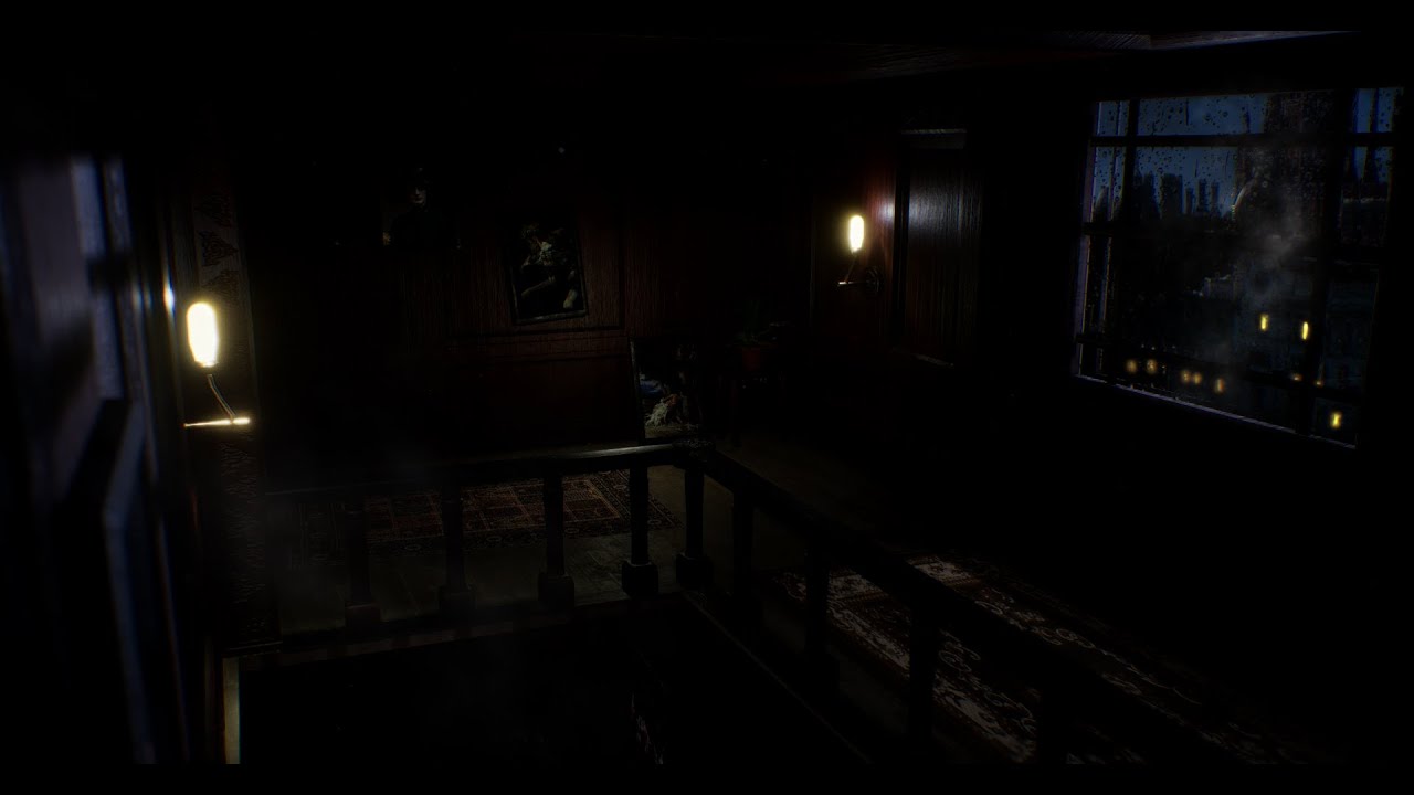 Victorian gentleman's study environment