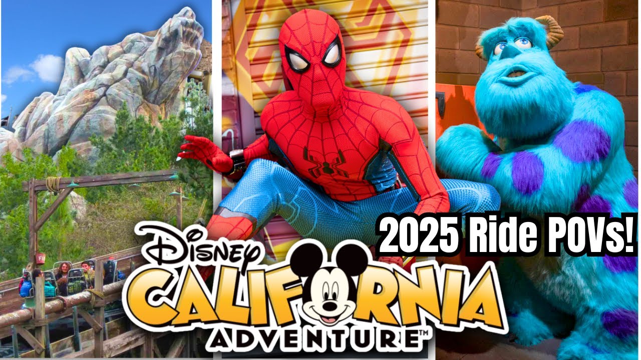 California Adventure Rides - 2025 POVs - November | 4K 60FPS