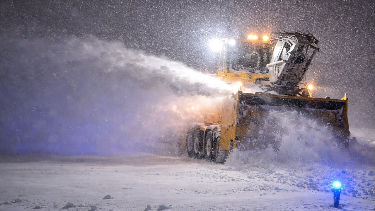 24-Hour Snow Clearing Operation at Joint Base Andrews | Jan 2026