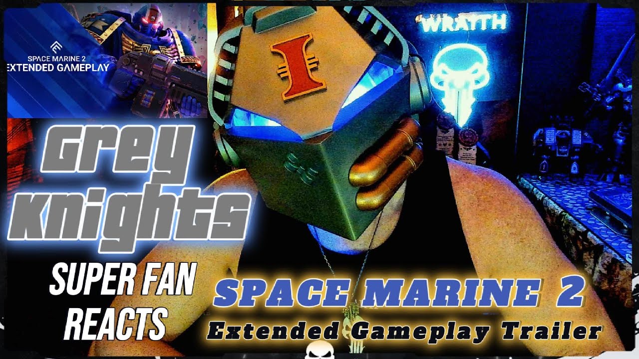 WH40K Grey Knights SuperFan Unleashed! 🔥 Reacts to new Space Marine 2 Extended Gameplay Trailer!