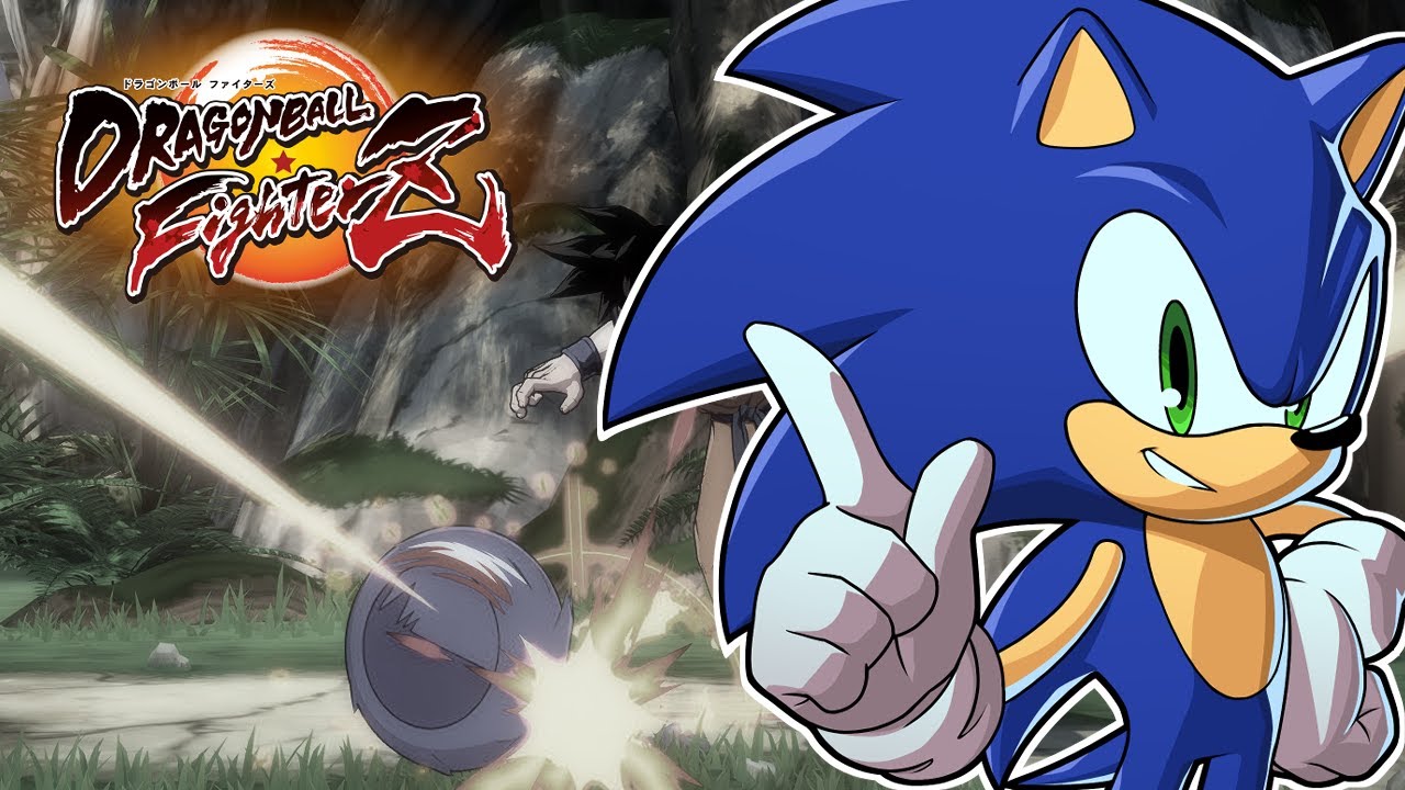 Dragon Ball FighterZ: Sonic Mod Pack - Spin Dash test