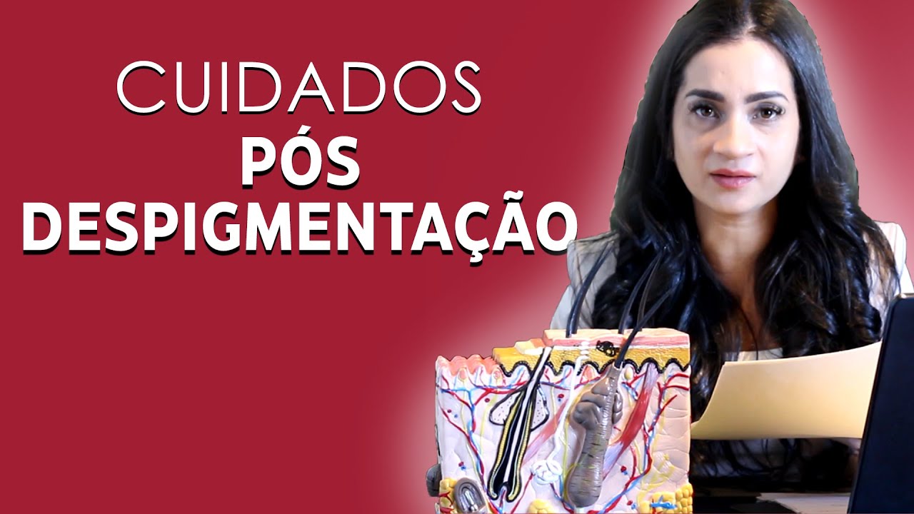 Após a DESPIGMENTAÇÃO DE SOBRANCELHAS, quais são os cuidados?