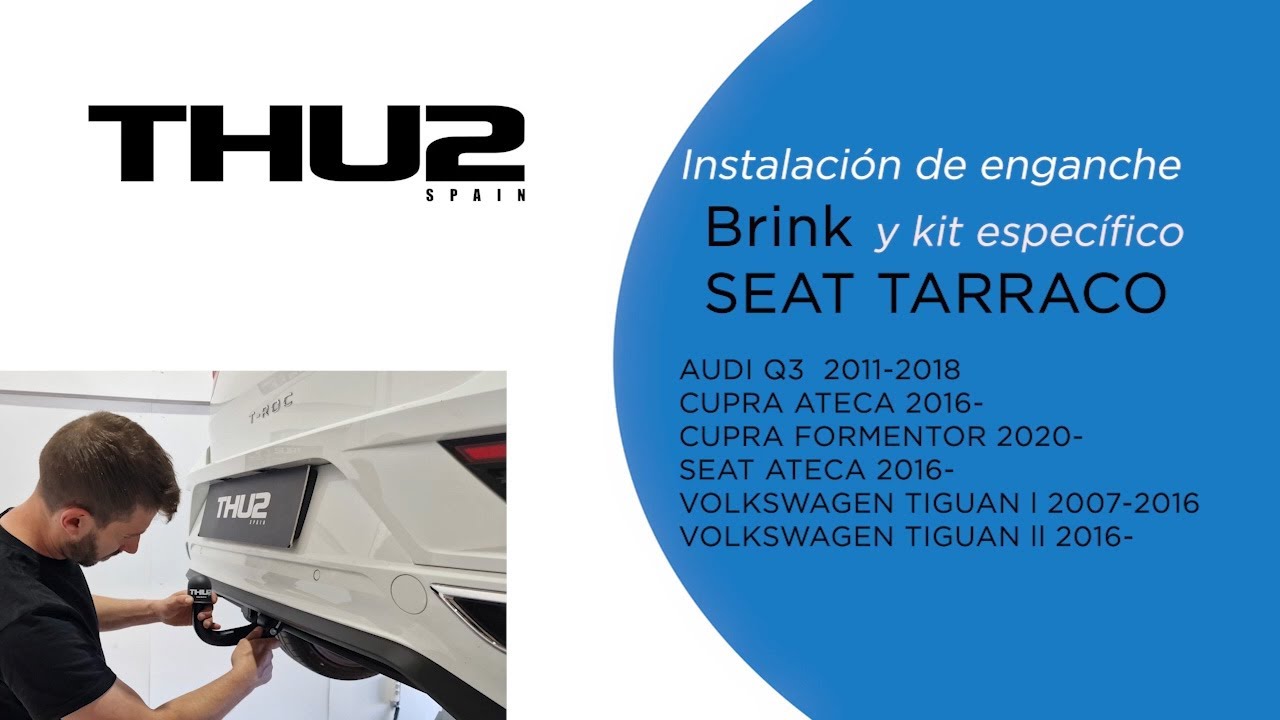 Instalación de enganche Brink en SEAT TARRACO