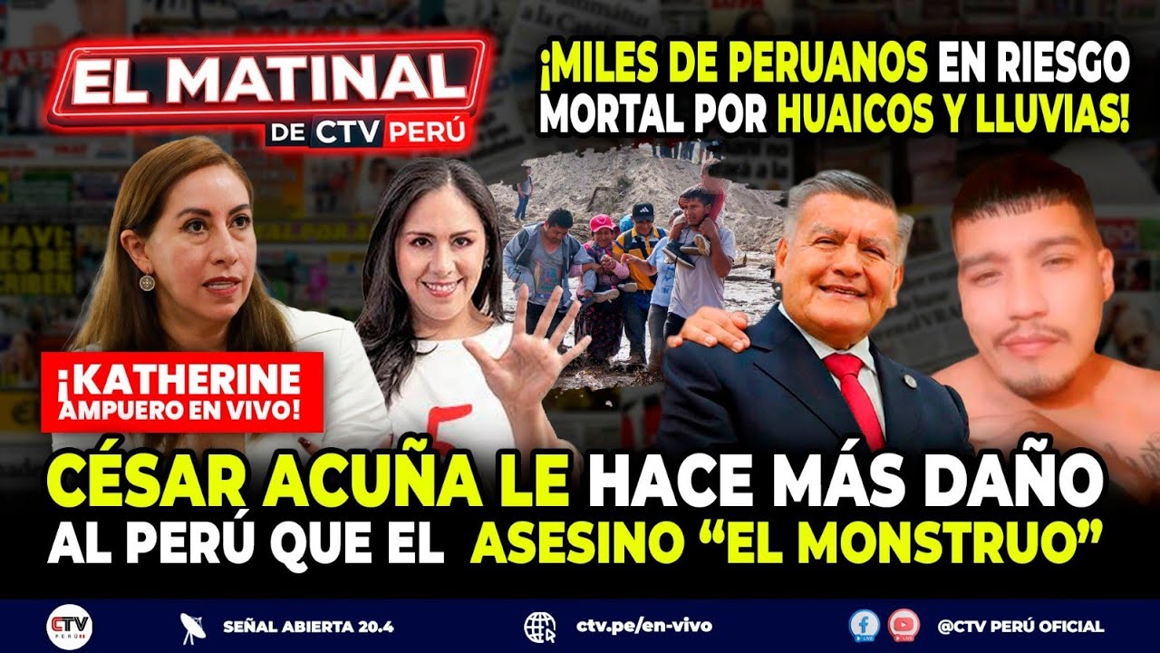 “El Matinal de CTV Perú” En vivo 25/02