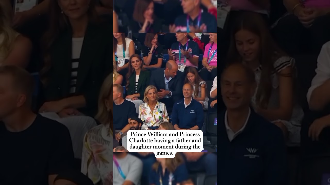 Lovely father and daughter moment between Prince William and Princess Charlotte