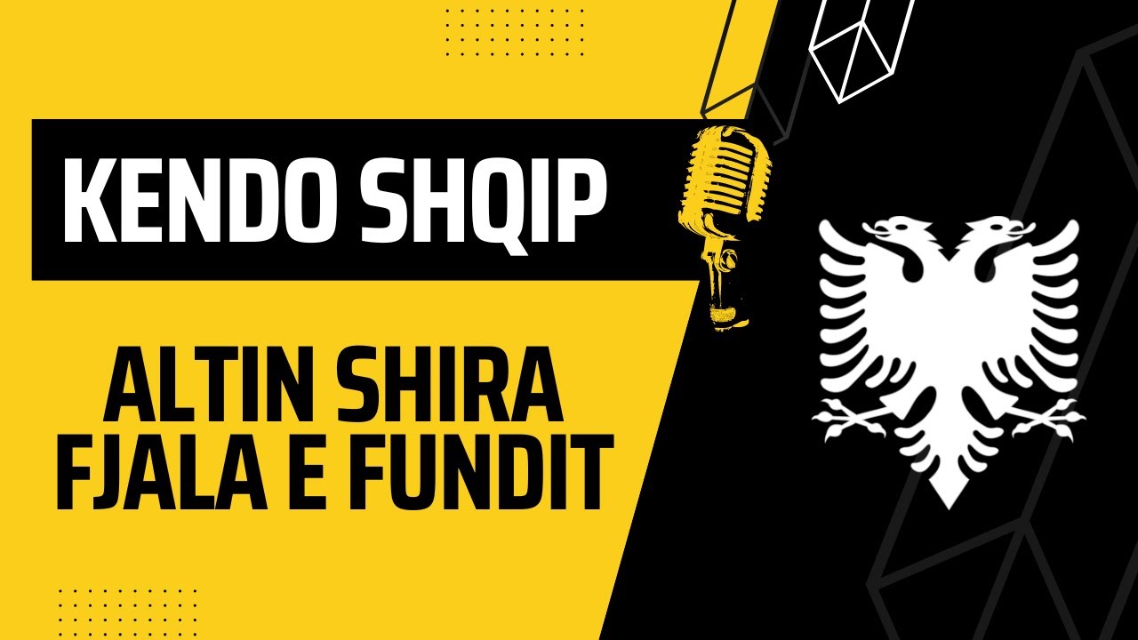 Altin Shira - Fjala e Fundit Karaoke Shqip | Sing Albanian | Kendo Shqip
