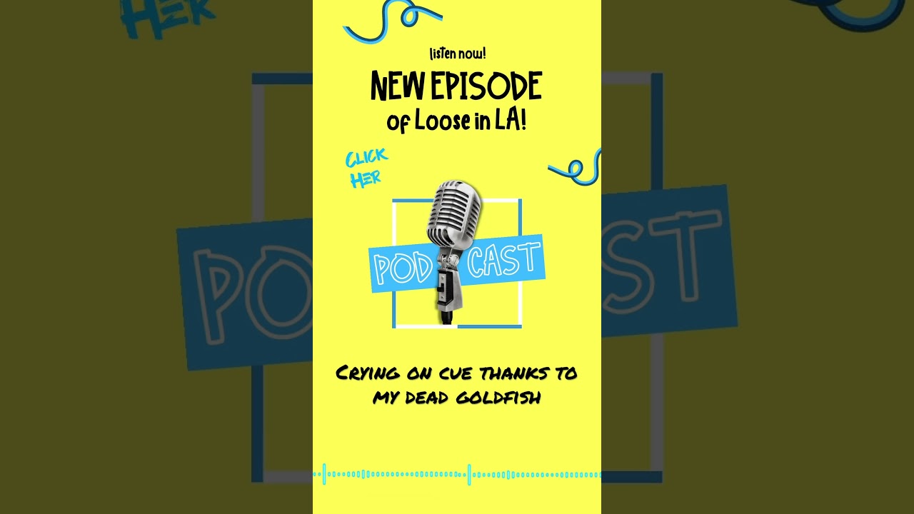 Crying on cue thanks to goldfish memories. New podcast episode! 