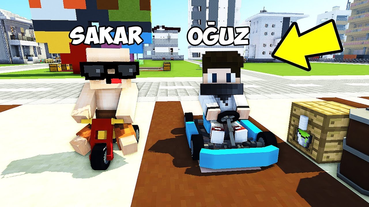 OĞUZ ASLAN İLE ARABA YAPTIK !! 😱 - Minecraft