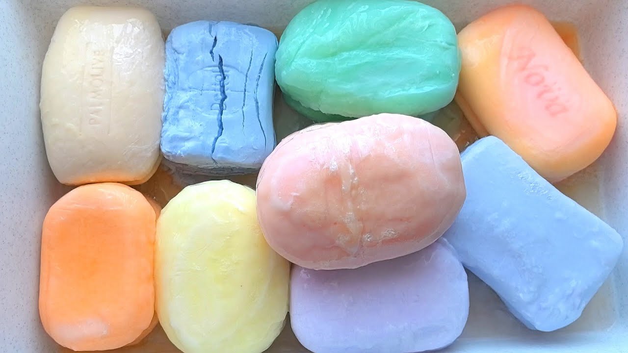 Mushy Soap Asmr // Soaked Soap Asmr