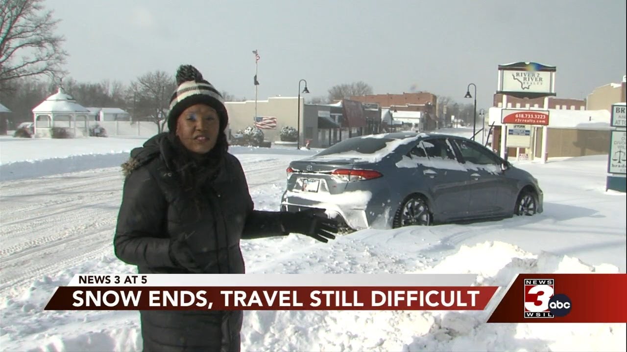 Snow storm leaves treacherous travel conditions