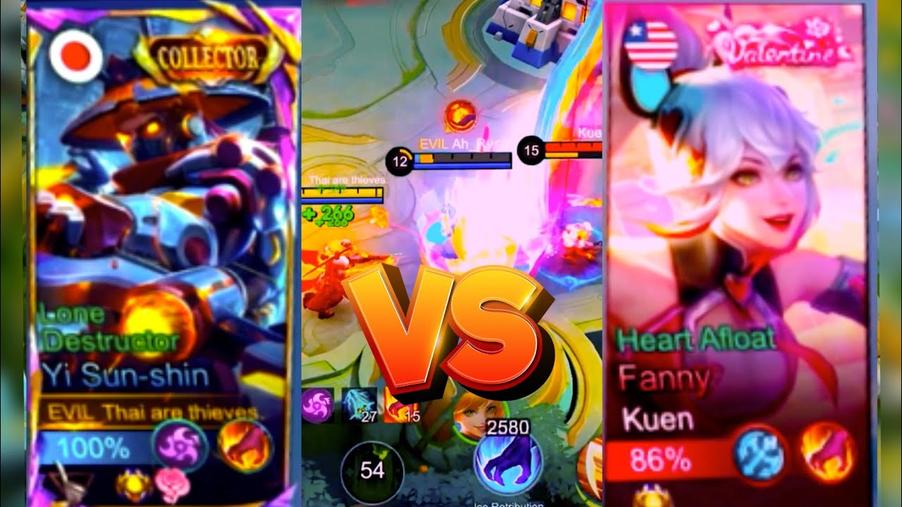 Part|4 game play Yi Sun Shin VS Fanny pro player Get MVP @MobileLegends5v5MOBA # #yisunsin 