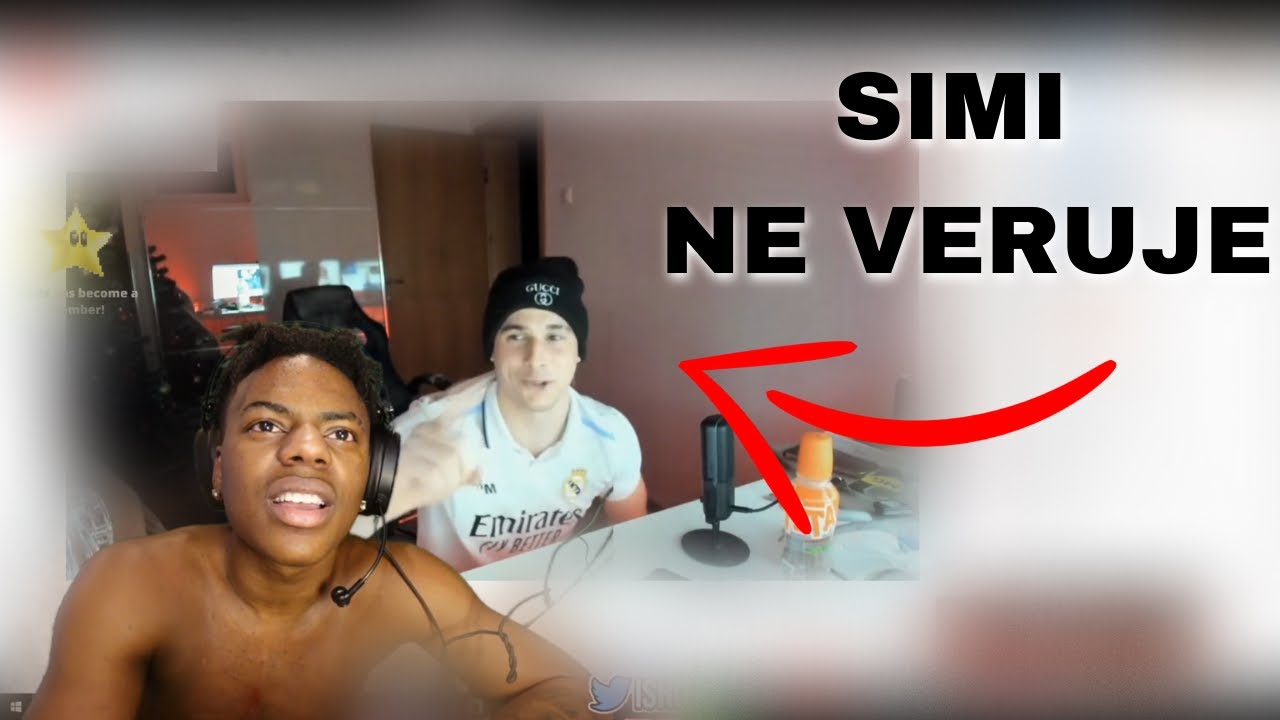 TRENUTAK KADA JE iSHOWSPEED UŠAO KOD SIMI-A U LAJVU