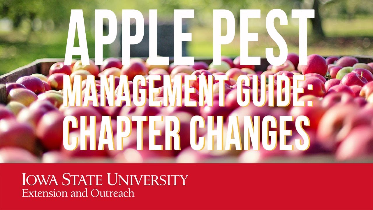 Apple Pest Management Guide: Chapter Changes