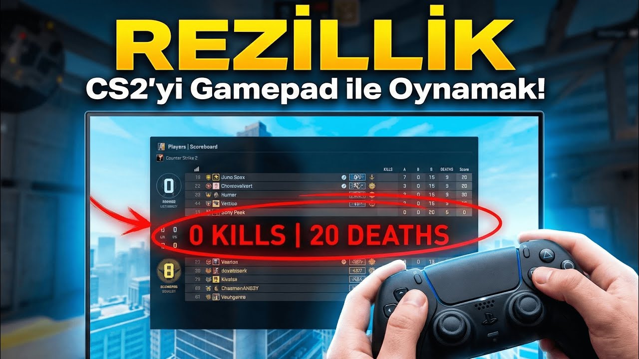 HAYATIMIN HATASI: CS2'yi Gamepad ile Oynamak! 🤬 (SİNİR KRİZİ GEÇİRDİM)