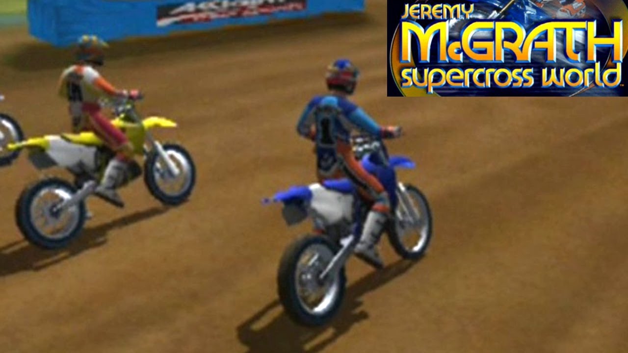 Jeremy McGrath Supercross World ... (PS2) Gameplay