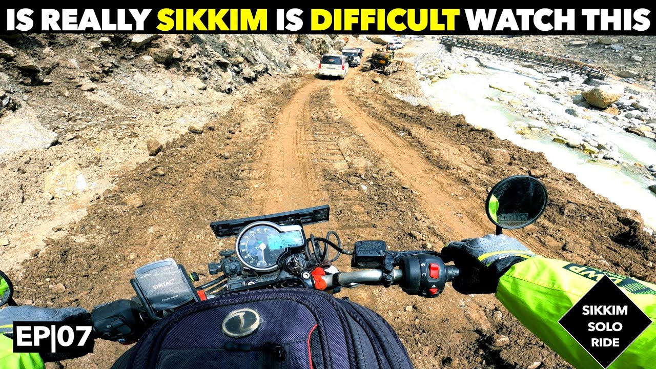 Sikkim Solo Bike Trip Day 3 | Gurudongmar to Lachen on Triumph Speed 400 | Sikkim Ride | Motovlog!