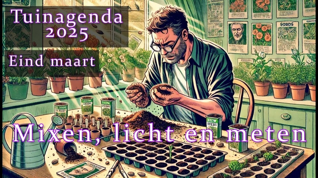 Tuinagenda Eind Maart - Zaaien, licht meten en equinox (#2025/09)