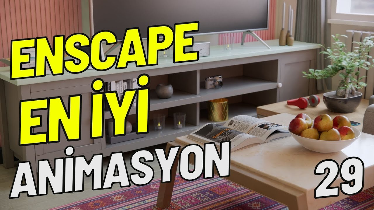 Sketchup 2023 Eğitim Seti Enscape Animasyon Ayarları 29