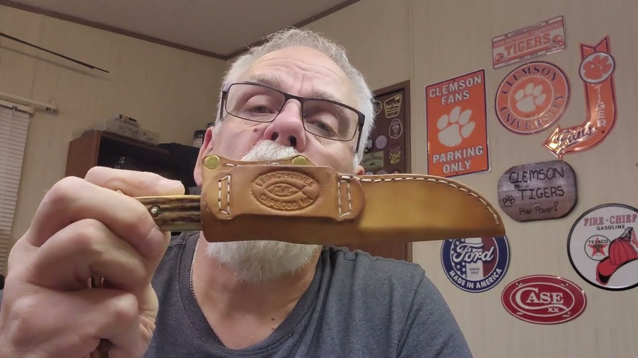 Sheath for my Puma Hunter's Pal and Buck 110 from Ed Costa of Legacy Knives