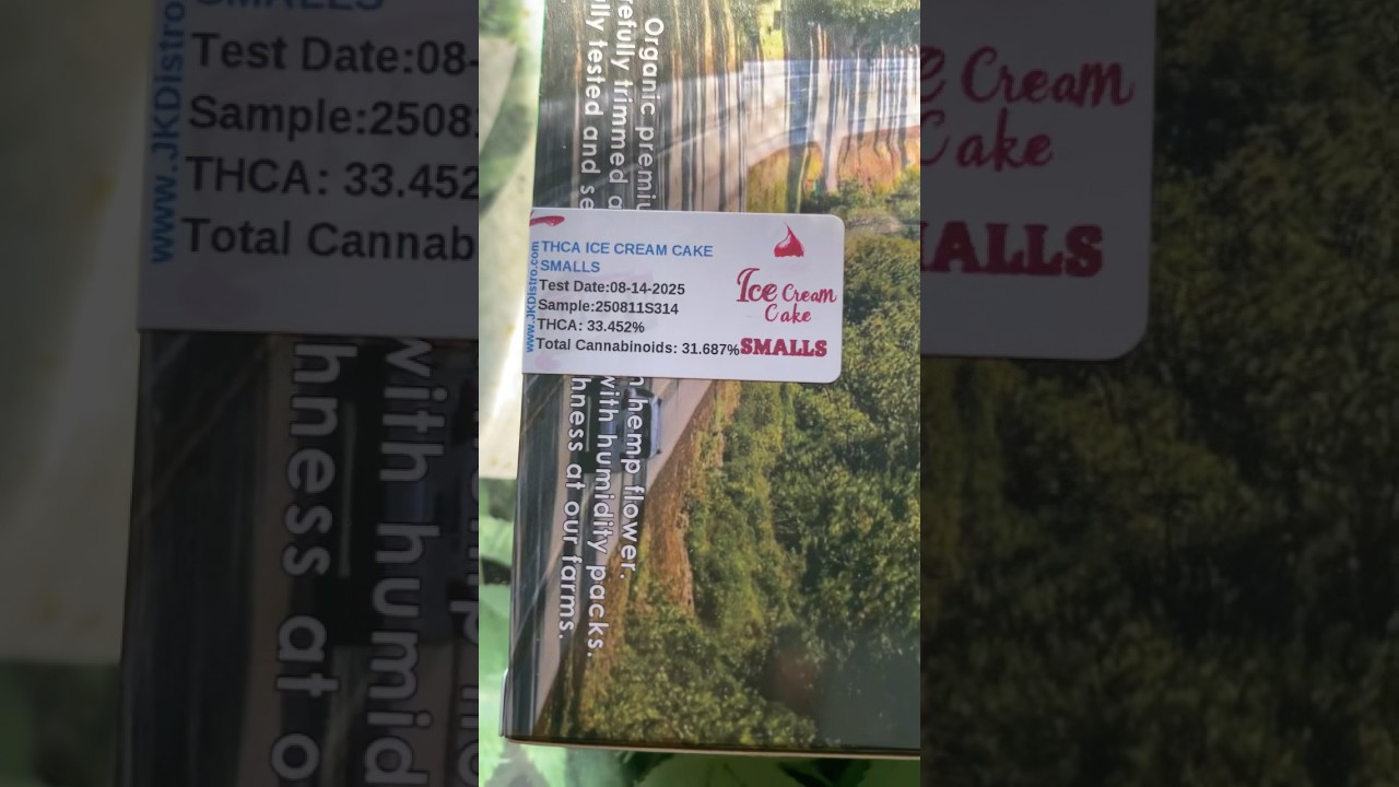 ICC Ice Cream Cake smalls THCa flower JK Distro #shorts