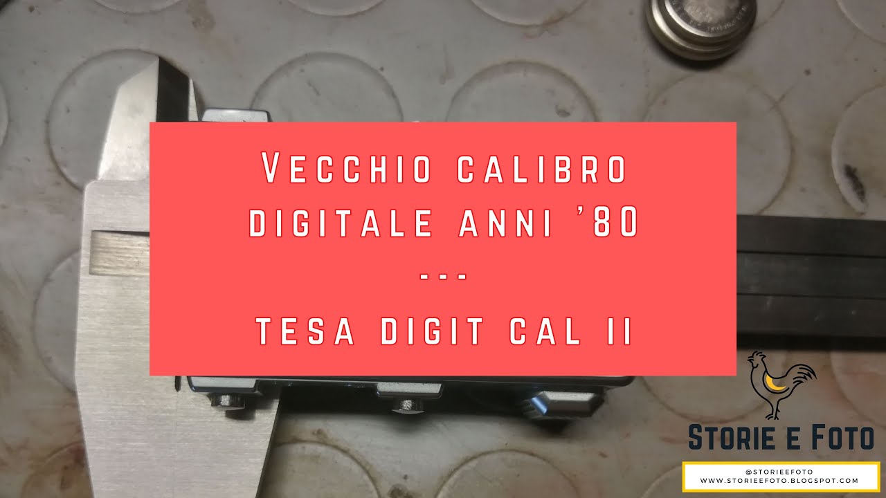 57 --- Vecchio calibro digitale anni '80 Tesa Digit Cal II
