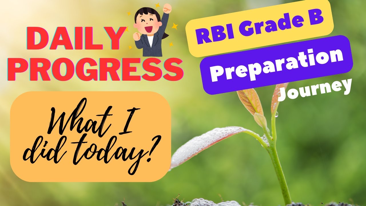 RBI Grade B Preparation - 29th June 2025 Progress