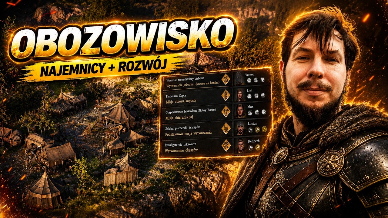 JAK ROZWINĄĆ OBOZOWISKO? Zarządzanie i Najemnicy Krok po Kroku | Crimson Desert