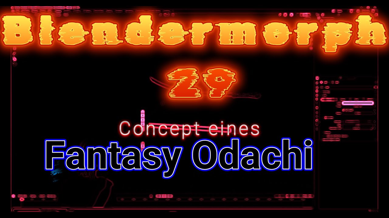 Ein Odachi oder so / #blendermorph Ep:28