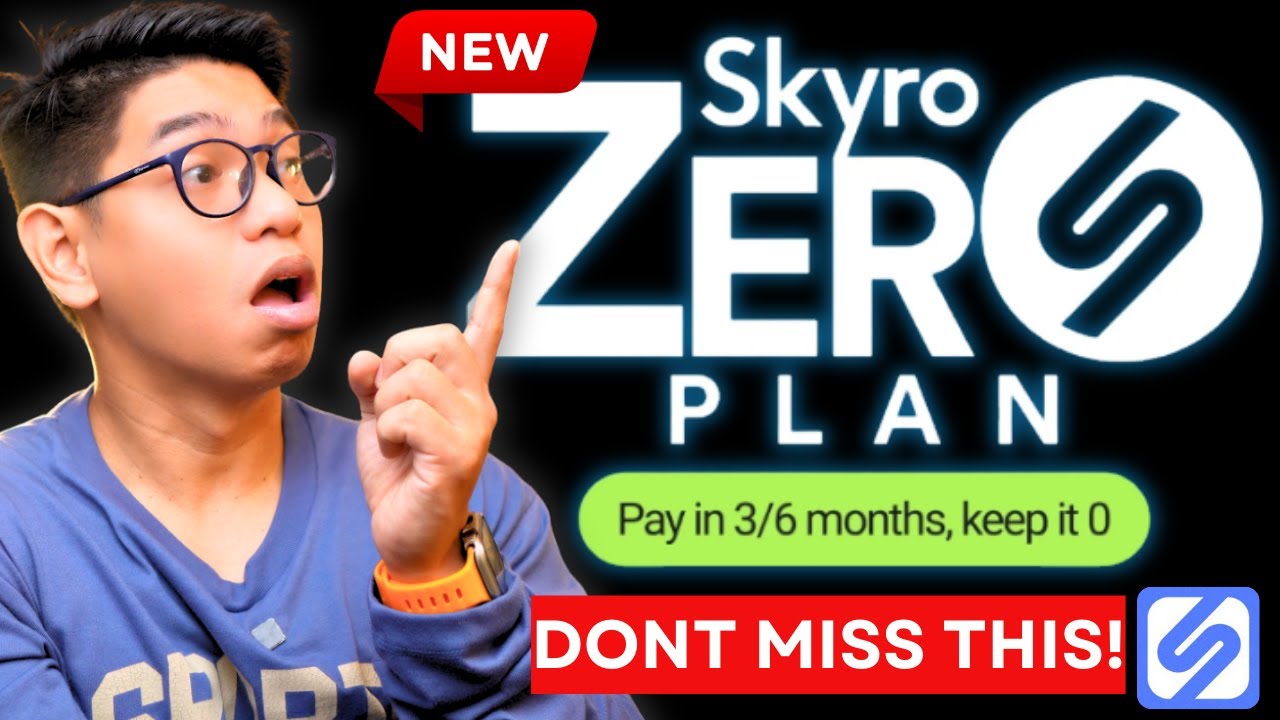 SKYRO ZERO PLAN - Pantapat kay Billease Pay with GRACE! Zero Interest From 3-6 Months!